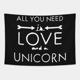 All you need is love : Unicorn°2 Tapestry