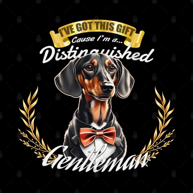 The Distinguished Dachshund Gentleman by Asarteon