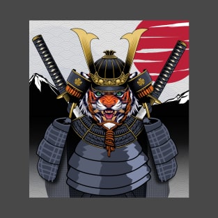 Tiger Samurai Warrior T-Shirt