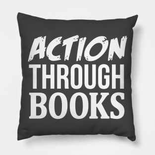 Action Through Books Pillow