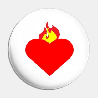 Sacred Heart Symbol Pin