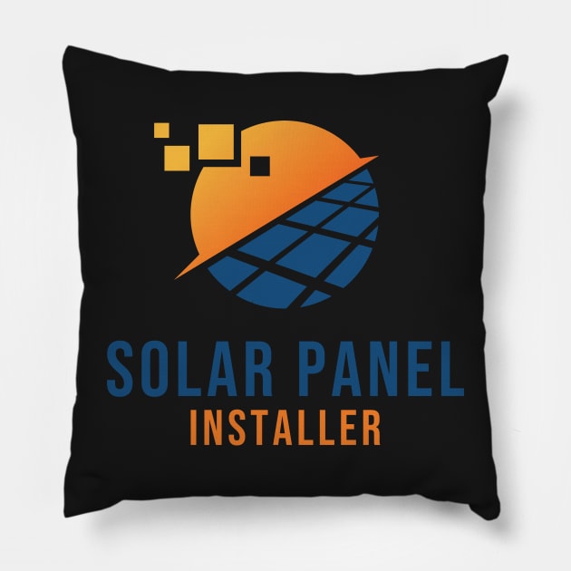 Solar Panel Installer Pillow by rawresh6