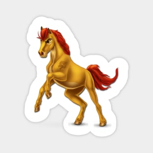 Lion King Horse Magnet