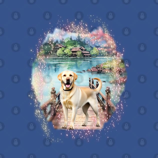 Dog - Golden Labrador Retriever by KEWDesign