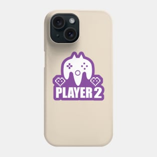 Gamer Player-2 Shirt and Gifts for Gaming and Gaming Lovers Phone Case