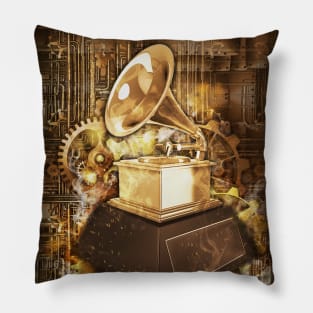 Grammy steampunk Pillow