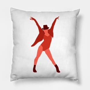 Red Dancer 1 Pillow