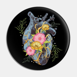 Kintsugi Heart Pin