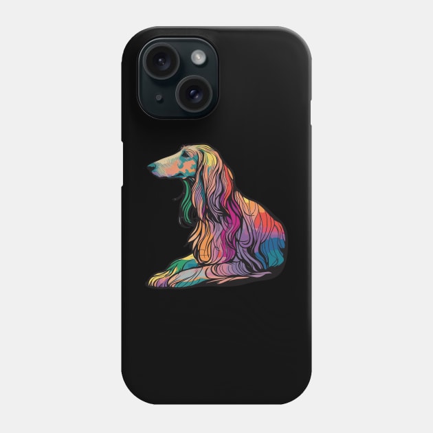 Afghan Hound Dog Art Phone Case by The Image Wizard