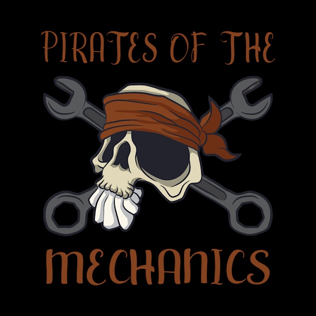 Lustiges Pirates of the Mechanics KFZ-Mechaniker Geschenk by Luxara