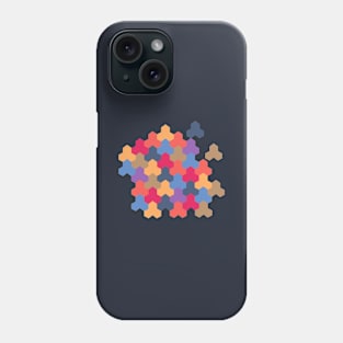 Japanese Style Colorful Mosaic Game Pattern Phone Case