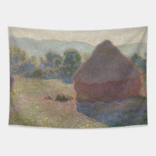 Haystacks, Midday by Claude Monet Tapestry