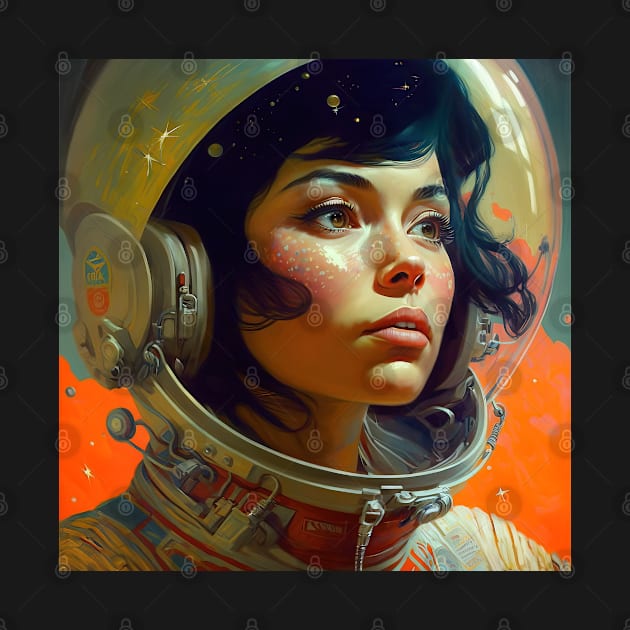 We Are Floating In Space - 32 - Sci-Fi Inspired Retro Artwork by saudade