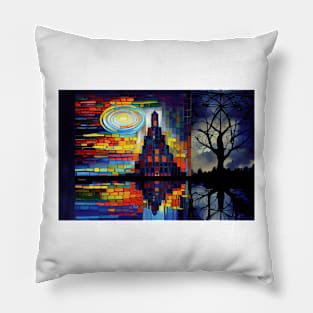 Mondrian Castle Pillow