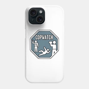 Cop watch blue Phone Case