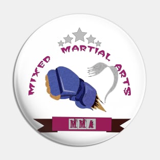 Navy St. T-Shirt Vintage Design Navy Street MMA Pin