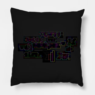 Random Colorful lines Pillow