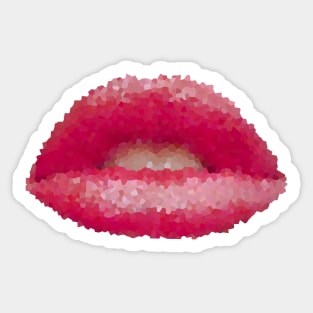 Classic Red Lipstick Sticker for Sale by CatharticTick