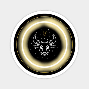 Neon Light Effect Taurus Magnet