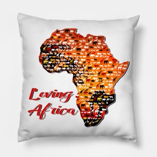 loving africa Pillow