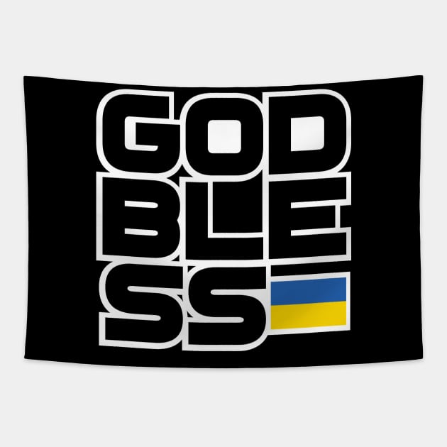 GOD BLESS UKRAINE Tapestry by Obedience │Exalted Apparel