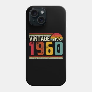 Vintage 1960 Birthday Gift Retro Style Phone Case