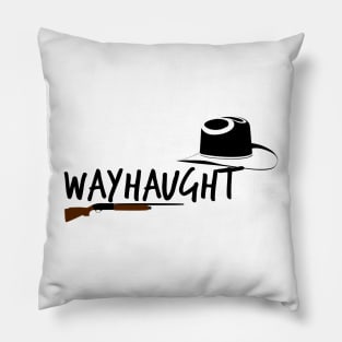 WayHaught - minimalist - Wynonna Earp Pillow