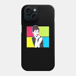 Audrey Hepburn Four Colors Phone Case