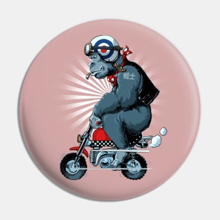 Gorilla Monkey Bike Pin