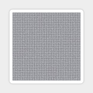 Monochrome Maze pattern Magnet