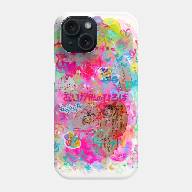 crayon clutter Phone Case by gummygunk