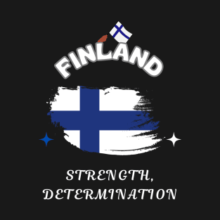 Finnish Pride, Strength Determination T-Shirt