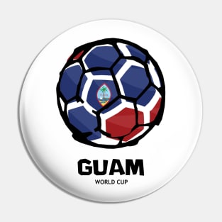 Guam Football Country Flag Pin