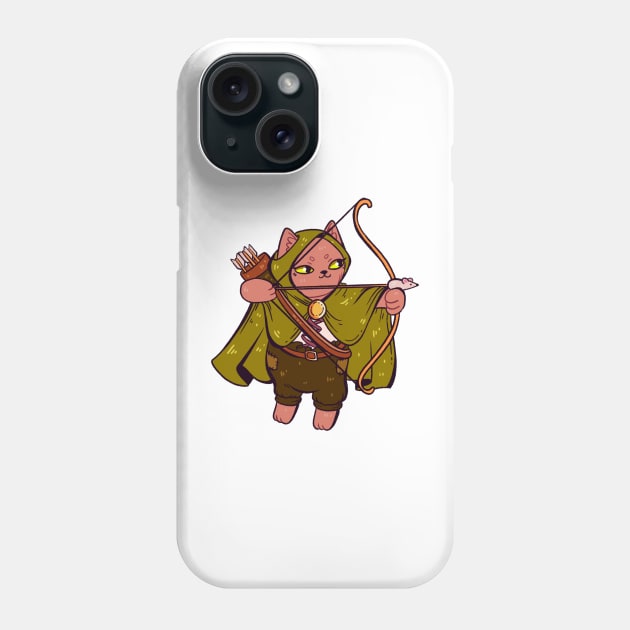 DnD Cats - Ranger Phone Case by nomsikka