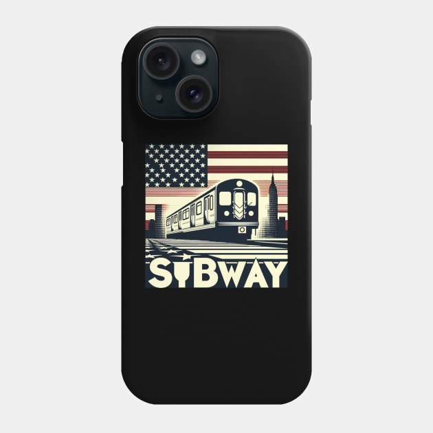 Subway Phone Case by Vehicles-Art