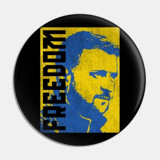 Freedom for Zelensky by Buck Tee Originals Pin