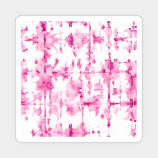 Pink abstract texture pattern Magnet