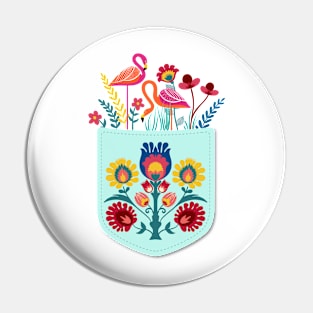 Flamingo love Pin