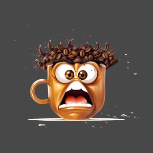 Big Face Coffee Mug T-Shirt