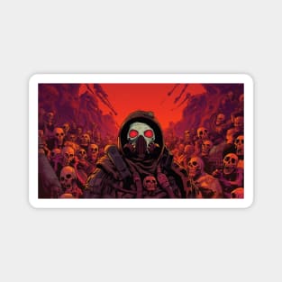 Post Apocalyptic Hell Survivor Magnet