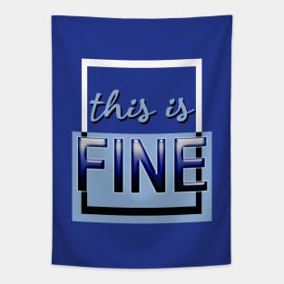 This is fine (blue) Tapestry