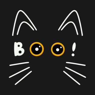 Boo! Halloween Cat T-Shirt