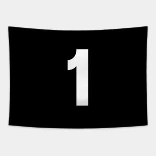 Number One - 1 - Any Color - Team Sports Numbered Uniform Jersey - Birthday Gift Tapestry