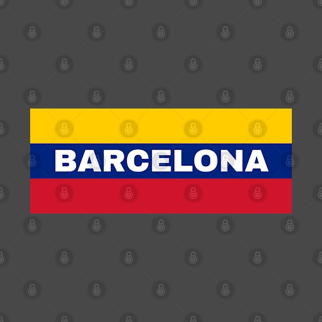 Barcelona City in Venezuelan Flag Colors by aybe7elf