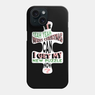 Christmas as a Jigsaw Puzzle Lover Phone Case