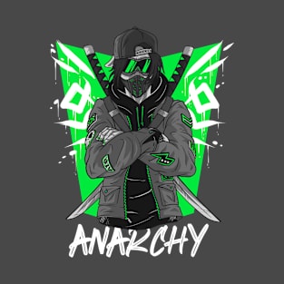 Gaming Logo w/ Text Anarchy T-Shirt