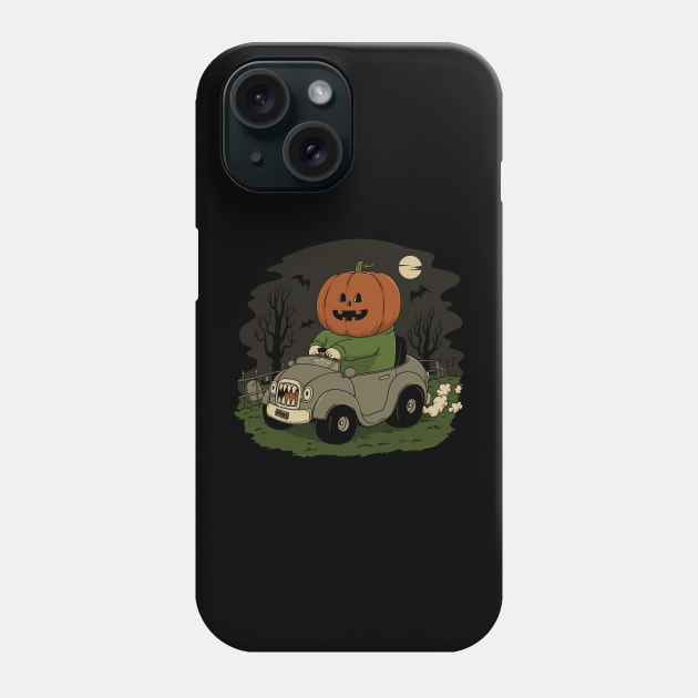 Spooky Night Ride Phone Case by pigboom