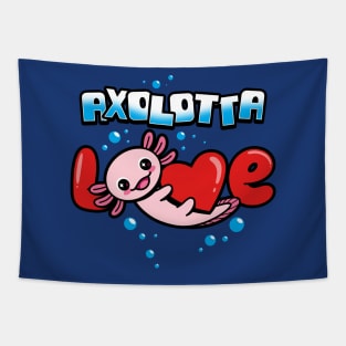 Funny Cute Kawaii Axolotl Valentine Lovers Cute Axolotl Meme Tapestry