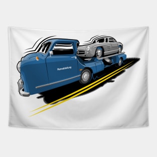 Mercedes-Benz Renntransporter Tapestry