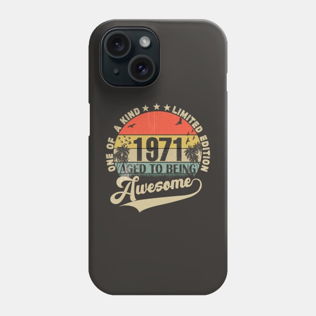 Vintage Year 1971 Phone Case by Stellar21